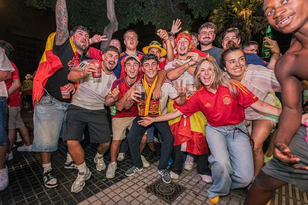 Photograph 092 from Las Palmas · Spain wins the World Cup